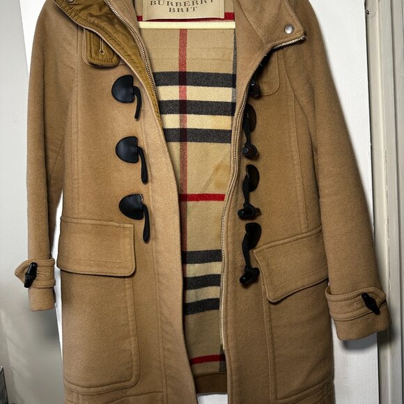 Burberry Brit peacoat XS - USED with flaws (see description and pics) - Picture 1 of 8